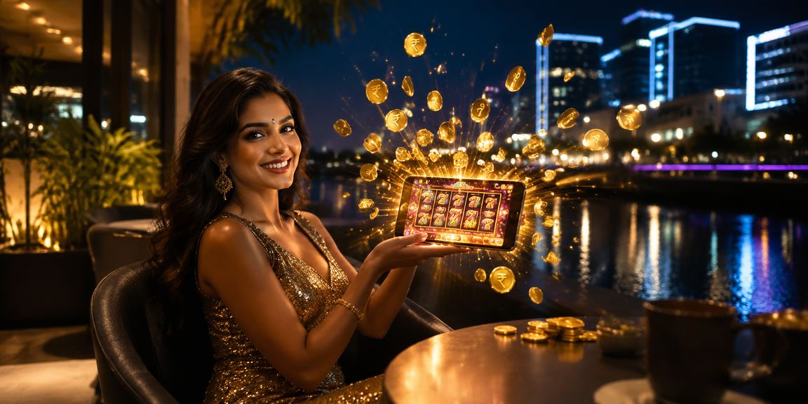 Indian slot game with INR currency interface